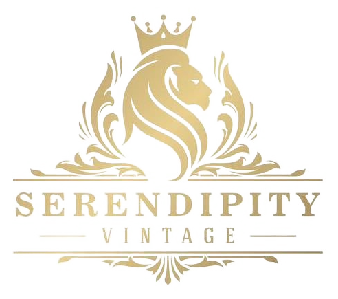 Serendipity Vintage · official gold lion logo
